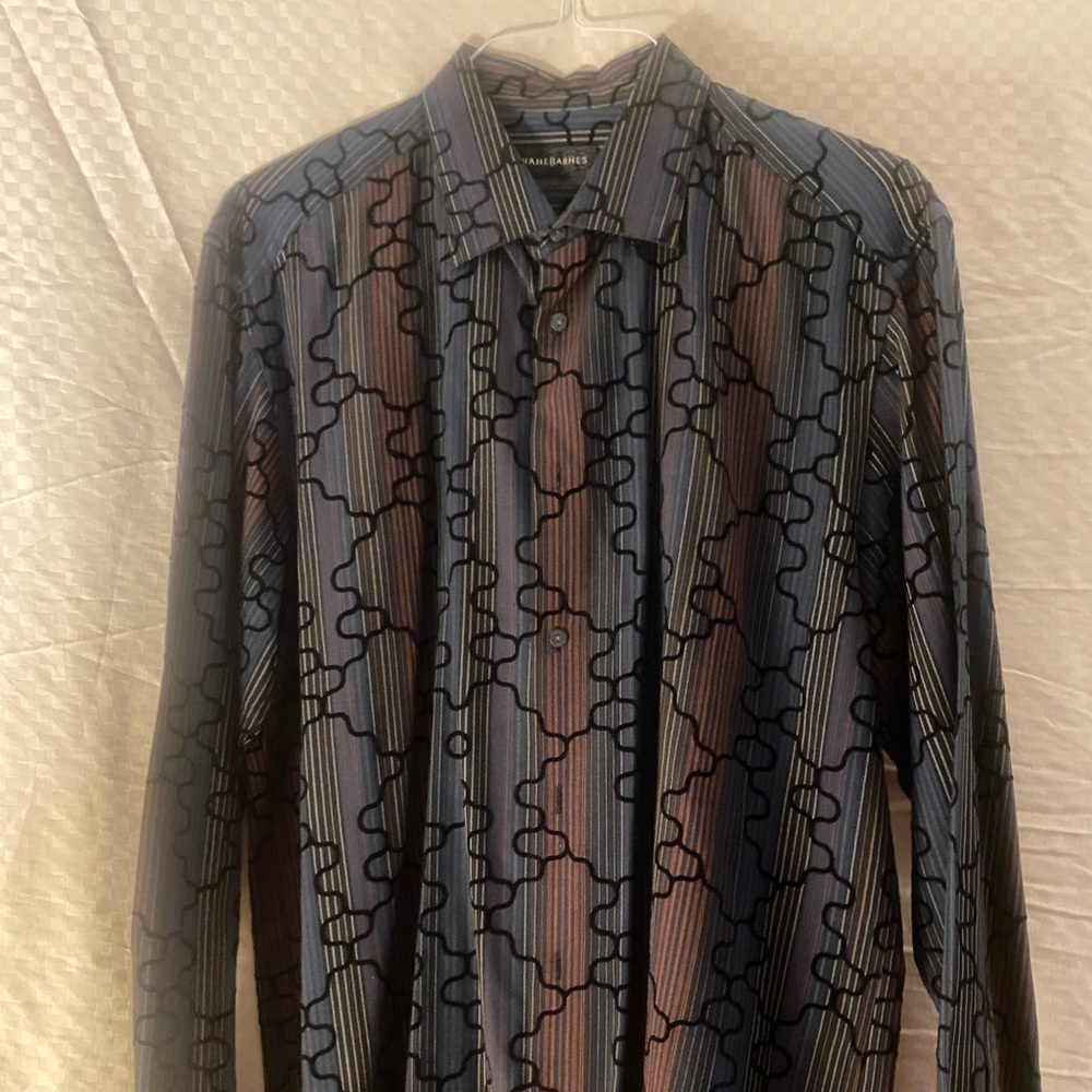 Jhane Barnes long sleeve button down dress shirt
